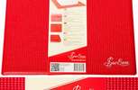 Арт. ER906.RED. Мат для оверлока, 40х40 см, толщ. 6мм