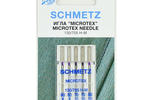 Иглы д/бытовых швейных машин SCHMETZ, микротекс, ассорти №60-80, уп.5 игл