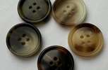 Пуговица костюмная, 4 прокола, диам.25мм, арт. 51011-2