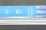 Спицы чулочные(5штук), металл, №2.5,длина 35см, упак.5 компл.