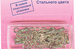 Арт. 400.3. Крючки и петли,№3,14 пар,никель