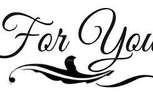Штамп на резиновой основе "For you", 7х11 см, арт. WTKCC29