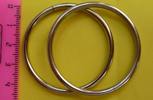 Кольцо металлическое, разъемное, толщ.2,5мм, внутренн. диаметр 40мм, упак. 10 шт, арт. КМР40Т, цвет никель