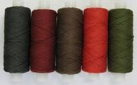 Нитки джинсовые, 250м, ассорти, упак.5шт