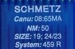 Иглы д/промышленных швейных машин SCHMETZ, д/скорняжной , №50(EBx1567), уп.10 шт.